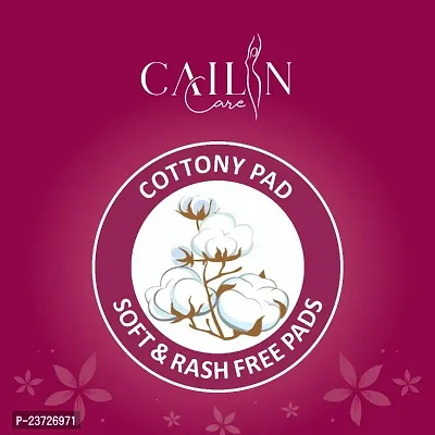 Cailin Care Soft Cotton Rashfree Sanitary Napkin Sanitary Pads (Size - 320mm | XXXL) (Combo of 1 Packet) (Total 40 Pads)-thumb3