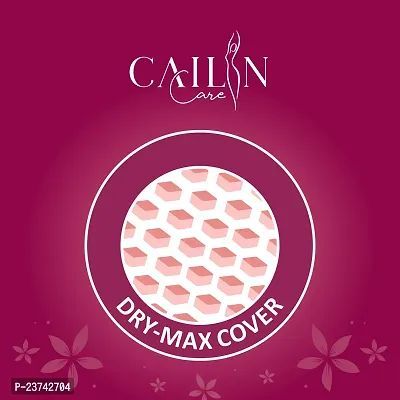 Cailin Care Extra Dry Heavyflow Protection Sanitary Napkin Sanitary Pads (Size - 320mm | XXXL) (1 Packet) (Total 40 Pads + Free 10 Panty Liner)-thumb3