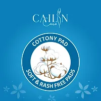 Cailin Care Natural Cotton Extra Soft, Large and Wider Sanitary Napkin Sanitary Pads (Size - 280mm | XXL) (1 Packet) (Total 40 Pads)-thumb2