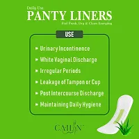 Cailin Care Pure Cotton Neem Infused  Daily Use Ultra Thin Anion Chip Panty Liners (Pack of 100 Liners) (Small Size - 155mm)-thumb2