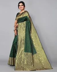 Latest Kanjivaram Green Saree-thumb4