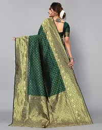 Latest Kanjivaram Green Saree-thumb2