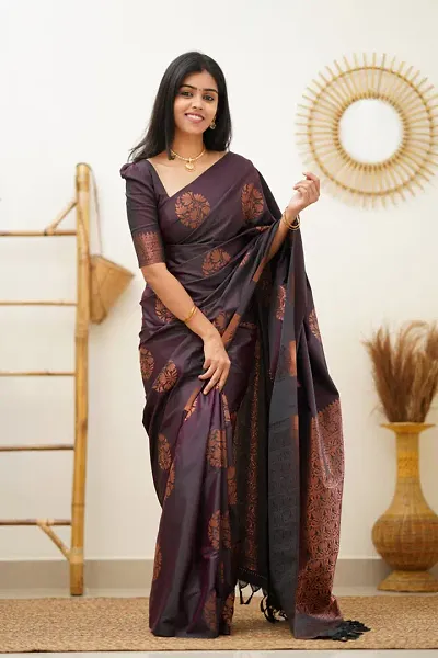 Elegant Cotton Silk Saree with Blouse piece 