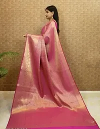 Beautiful Art Silk Saree With Blouse Piece-thumb2