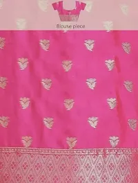 Beautiful Art Silk Saree With Blouse Piece-thumb3