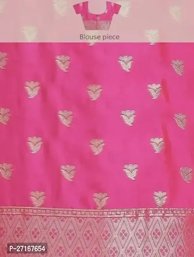 Beautiful Art Silk Saree With Blouse Piece-thumb4