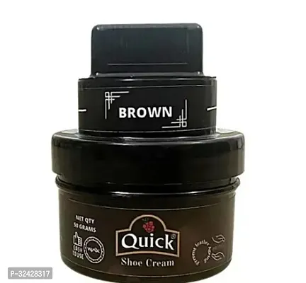 Quick Cream Shoe Polish Color - Dark Brown-thumb0