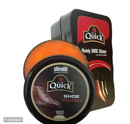 Quick Leather Shoe Wax Polish Color Tan-thumb0