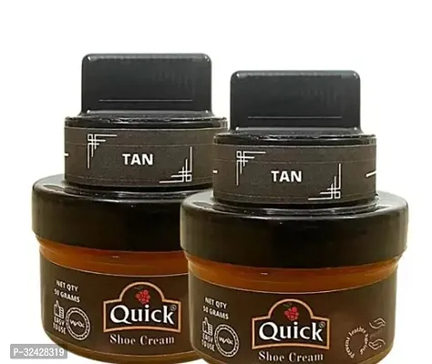 Quick Cream Shoe Polish Color - Tan