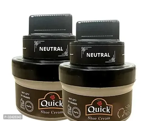 Quick Cream Shoe Polish Color Natural-thumb0