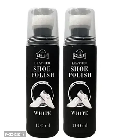 Quick Liquid Shoe Polish Color - White-thumb0