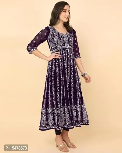 Designer Fancy Embroidered Kurti For Women-thumb2