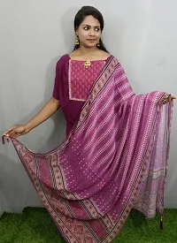 Beautiful Georgette Dress Material with Dupatta-thumb1