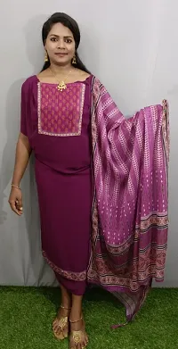 Beautiful Georgette Dress Material with Dupatta-thumb3