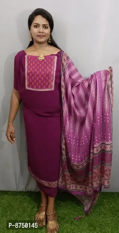 Beautiful Georgette Dress Material with Dupatta-thumb4