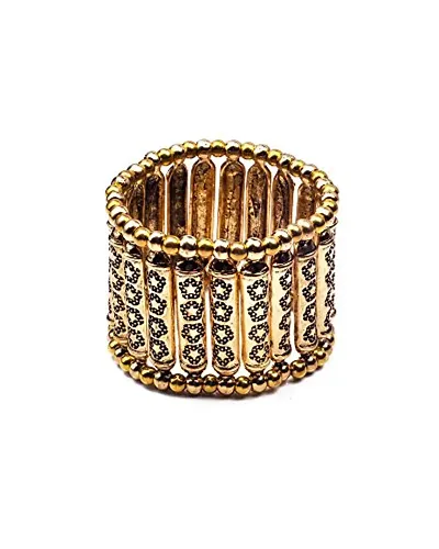 Chooseberry Wedding Gold Antique Bangles for Women  Girls Adjustable Cuff Bangle/Bracelet for Women