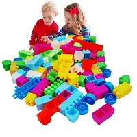 Faibhi _50 pcs Toy Building blocks Creative DIY Fun for Kids| Best Baby Gift Building Blocks |Creative Learning Educational Toy for Kids | Puzzle Assembling Shape blocks-thumb4