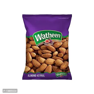 Watheen Natural California Almonds Value Pack Pouch Badam Giri High In Fiber And Boost Immunity Real Nuts Gluten Free-thumb0