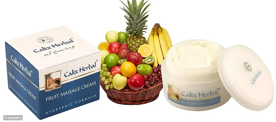 Calix Herbal Fruit Massage Cream - Refresh and Revitalize Skin with the Goodness of Fruits (50 gm)-thumb2