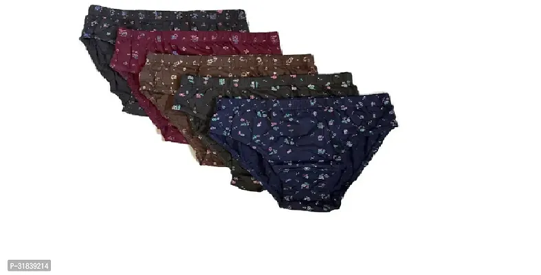 Soft and Durable Women's Cotton Print Panty Briefs-thumb0