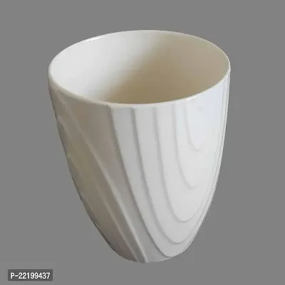 DDSS QQ-225-WHITE Curve Strip Pattern Coffee Mug Ceramic to Gift to Best Friend, Tea Mugs, Microwave Safe Coffee/Tea Cups - White-thumb3