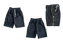 Apparel DDSS Kids Boys and Girls Unisex Basic Shorts Bottom Half Pants Bermuda Multi Colors Small (3-4 Years) Pack of 2-thumb3