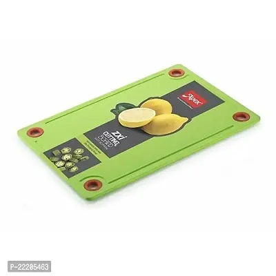 DDSS Cutting/Chopping Board for Kitchen Ideal for Cutting Chopping Slicing Kneading Mincing of Vegetables Fruits, Set of 1, Multicolor (Green)-thumb0