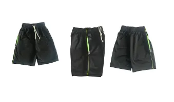 Apparel DDSS Kids Boys and Girls Unisex Basic Shorts Bottom Half Pants Bermuda Multi Colors Small (3-4 Years) Pack of 2-thumb1