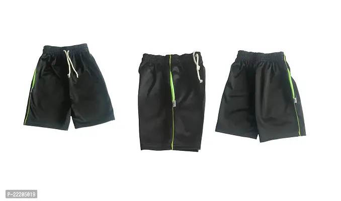 Apparel DDSS Kids Boys and Girls Unisex Basic Shorts Bottom Half Pants Bermuda Multi Colors Small (3-4 Years) Pack of 2-thumb2