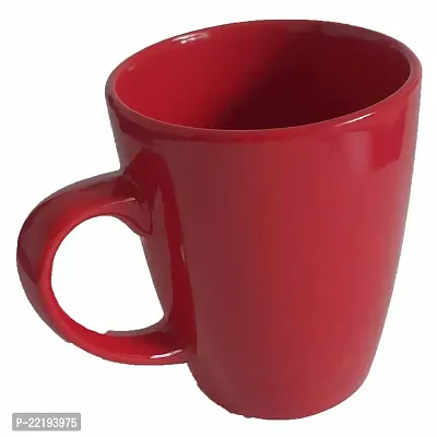 DDSS QQ-228-RED Coffee Mug Ceramic to Gift to Best Friend, Tea Mugs, Microwave Safe Coffee/Tea Cups - RED
