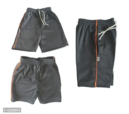 Apparel DDSS Kids Boys and Girls Unisex Basic Shorts Bottom Half Pants Bermuda Multi Colors Small (3-4 Years) Pack of 2-thumb5