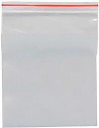 DDSS Plastic Zip Lock Pouch Bags Re-Usable Thick. 51 microns (8 inch x 10 inch, 100 Pieces, Transparent)-thumb1