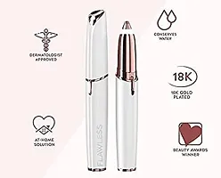 Flipco Painless Electric Eyebrow Trimmer Mini Eyebrow Trimmer 2 In 1 Face Hair Remover With Replaceable Heads,Painless Personal Hair Removal Eyebrow Razor,Multicolor, Unisex-thumb1