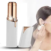 Flipco Portable eyebrow trimmer for women Finishing Touch Painless Electric Eyebrow Trimmer Facial Hair Remover for Women-thumb2