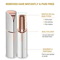 Flipco Portable eyebrow trimmer for women Finishing Touch Painless Electric Eyebrow Trimmer Facial Hair Remover for Women-thumb3