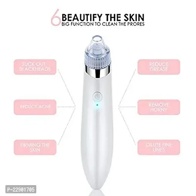 Flipco Blackhead Remover Pore Vacuum Cleaner Air Suction Machine USB With Charger Electric Pimple Extractor Skin Care ace Whitehead Remover Tool-thumb4