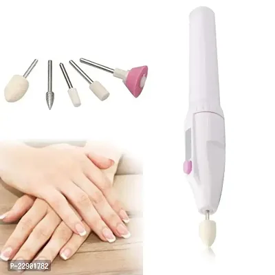 Flipco Polish Manicure Pedicure Grooming Tool Kit 5 in 1 Art Tip Electric Manicure Toe Nail Decorator Salon Sharper Grinder Drill Machine-thumb5
