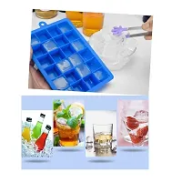 Flipco 24 Square Cube 1.1 Inch Cube Silicone Ice Cube Tray - Ice Molds - Chocolate Mold - Candy Mold - Makes 24 Cubes (Turquoise)-thumb4