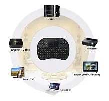 Flipco Mini Computer Keyboard Combo of Mini Keyboard with Touchpad Mini Wireless Keyboard with Touchpad and Multimedia Keys for Android TV Box Smart TV-thumb2