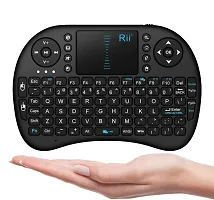Flipco Mini Computer Keyboard Combo of Mini Keyboard with Touchpad Mini Wireless Keyboard with Touchpad and Multimedia Keys for Android TV Box Smart TV-thumb1