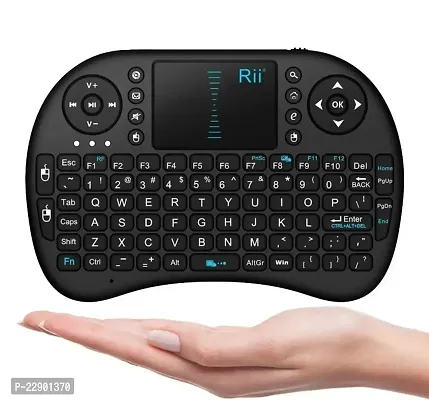 Flipco Mini Computer Keyboard Combo of Mini Keyboard with Touchpad Mini Wireless Keyboard with Touchpad and Multimedia Keys for Android TV Box Smart TV-thumb2