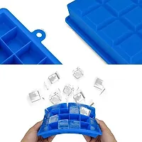 Flipco 24 Square Cube 1.1 Inch Cube Silicone Ice Cube Tray - Ice Molds - Chocolate Mold - Candy Mold - Makes 24 Cubes (Turquoise)-thumb3