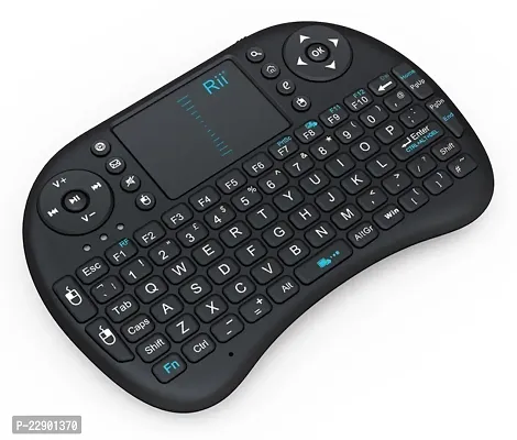 Flipco Mini Computer Keyboard Combo of Mini Keyboard with Touchpad Mini Wireless Keyboard with Touchpad and Multimedia Keys for Android TV Box Smart TV-thumb0