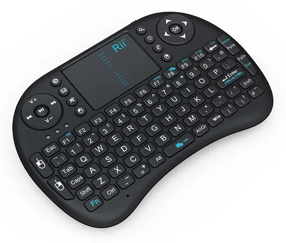 Flipco Mini Computer Keyboard Combo of Mini Keyboard with Touchpad Mini Wireless Keyboard with Touchpad and Multimedia Keys for Android TV Box Smart TV