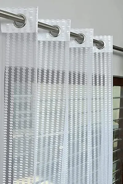 Transparent Sheer Tissue Net Door Curtain
