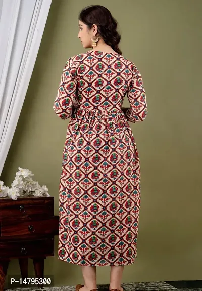 Classic Cotton Printed Maternity Kurtis for Women-thumb2