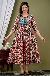 Classic Cotton Printed Maternity Kurtis for Women-thumb3