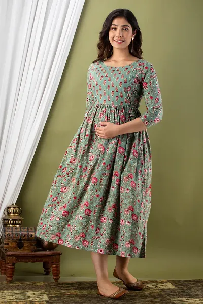 Fancy cotton Maternity Kurti