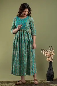 Classic Cotton Printed Maternity Kurtis for Women-thumb3