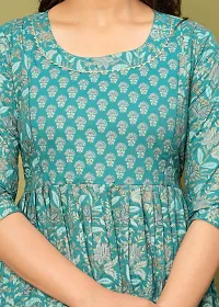 Radiane bloom Cotton printed maternity and feeding kurti-thumb2